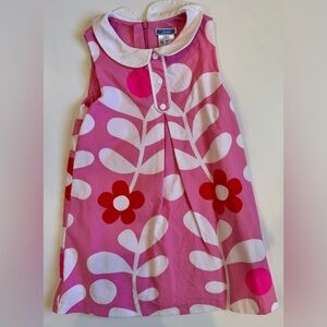 Jacadi Pink and White Polka Dot Dress